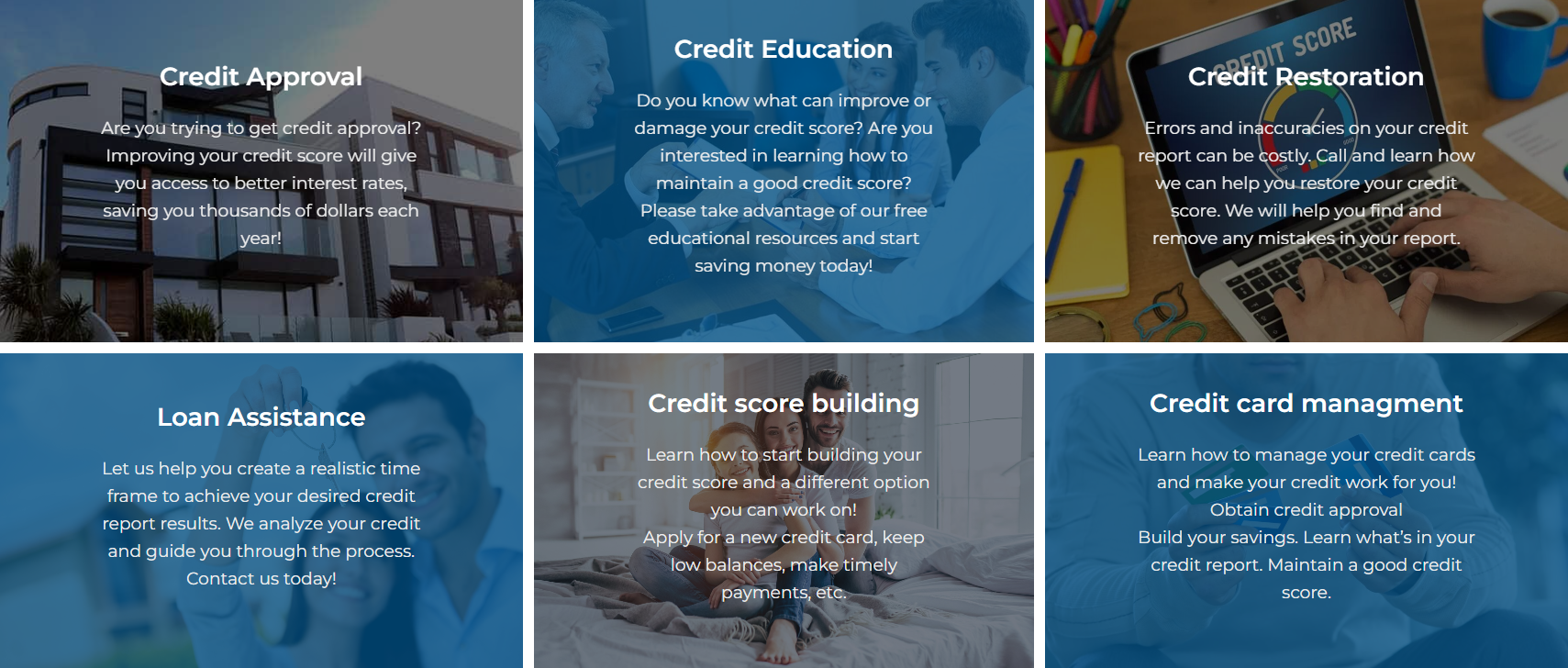 Overview of Levani credit consulting services